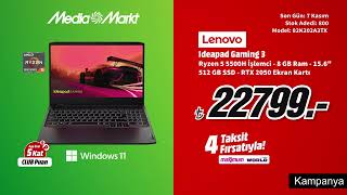 Rengarenk Şahane Kasım Başladı  Lenovo Idepad Gaming Oyuncu Bilgisayarı 22799TL [upl. by Soni143]