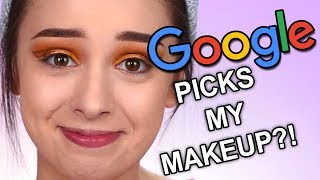 GOOGLE PICKS MY MAKEUP CHALLENGE [upl. by Allebram507]