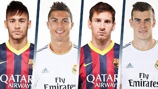 Ronaldo vs Messi vs Bale vs Neymar [upl. by Laban]