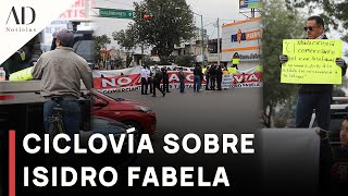 Arranca la ciclovía en Isidro Fabela tensiones y debate en las calles de Toluca [upl. by Katrinka]