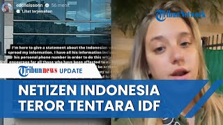 PESAN TEROR Netizen Indonesia ke Tentara Wanita Israel Kena Mental hingga Ganti Nomer WhatsApp [upl. by Saoj89]