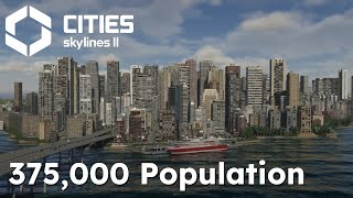 Cities Skylines 2  375k Megalopolis [upl. by Eiramana]