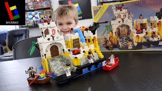 LEGO Pirates 6276 Eldorado Fortress from 1989 Unbox Build Review Play [upl. by Anielram615]