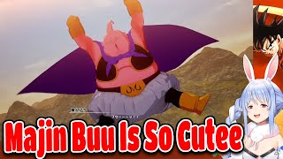 Pekora Funny Reactions To Majin Buu Cutscene In Dragon Ball Z Kakarot【ENG SUB】 [upl. by Suiraj]