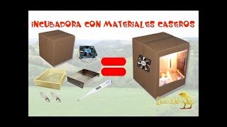 como hacer una incubadora casera para huevos con materiales reciclados 📦💡 [upl. by Hameerak935]