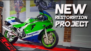 New Restoration Project  1990 Kawasaki ZXR750 H1 [upl. by Ylyl]