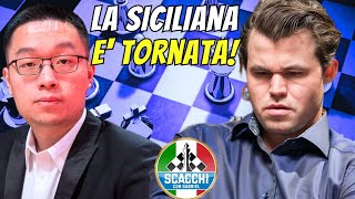 Wei Yi Scatenato Per Fermarlo Carlsen Gioca La Siciliana [upl. by Marquita190]