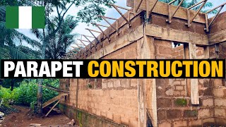 Parapet Construction in Nigeria [upl. by Sherrill]