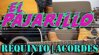 Tutorial  El pajarillo Campirano  Requinto  Acordes  TABS [upl. by Bara]