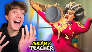 BROMAS A LA PROFESORA MALVADA  Scary Teacher  Parte 4 [upl. by Nosemaj]