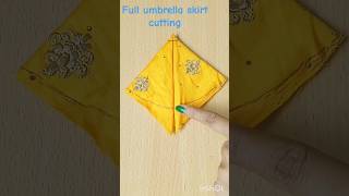 Full umbrella skirt cutting tipsumbrellaskirt skirts sewingytshorts shorts Rtfashiont6x [upl. by Nosirrag]