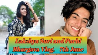 Lakshya Suri Playing with Dog Zeus  Purabi Bhargava New Videos amp Looks  7th June 2021 [upl. by Churchill680]