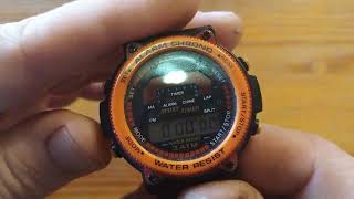 Moretime Alarm Chrono digital watch PC54 M805 [upl. by Adnahs]