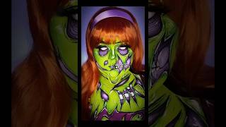 grwm to eat scooby snacks creativemakeup halloween makeup makeuplook grwm viralshorts [upl. by Vashti]