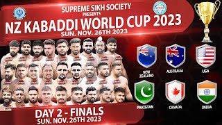 LIVE KABADDI  FINALS  New Zealand World Kabaddi Cup 2023 [upl. by Tadeas48]