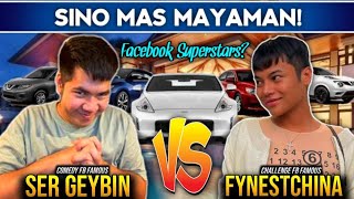 Sino Ang Mas Mayaman SER GEYBIN o FYNEST CHINA Facebook Superstars  Ser Geybin vs FynestChina [upl. by Adekahs]