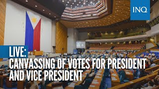 LIVE Canvassing of votes for president and vice president May 24  Part 2 [upl. by Aimet]