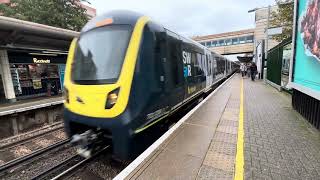 Class 701 Arterio Train at Feltham Station to Windsor [upl. by Amaerd360]