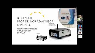 CHM5403 LECTURE 3 IMMOBILISATION OF BIOCHEMICAL RECEPTORS [upl. by Tinya]