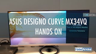 ASUS Designo Curve MX34VQ  34 inch curved Monitor [upl. by Sheba]