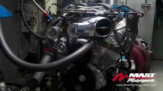 Mast Handbuilt LS3 416 with Magnuson Heartbeat Supercharger Dyno [upl. by Eisso616]