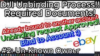 DJI Drone Unbinding Process from Unknown Owner  Unbinding Documentation Requirement amp Timeframe [upl. by Tterb250]