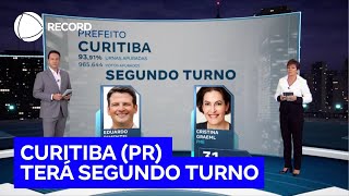 Eduardo Pimentel e Cristina Graeml disputam segundo turno em Curitiba [upl. by Oivaf]