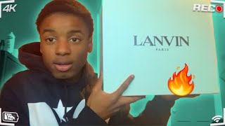 Unboxing and Review of the Lanvin Leather Curb Sneakers [upl. by Nairoc]