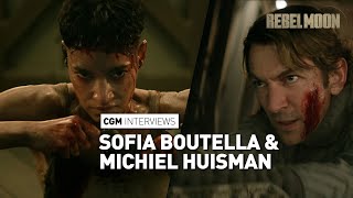 Sofia Boutella amp Michiel Huisman Talk Rebel Moon Part Two [upl. by Luisa399]