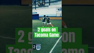 Aaron Diaz 2 goals on Tacoma Game indoorsoccer indoorsports soccerskills livesports soccerclip [upl. by Aihsercal]