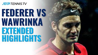 Roger Federer vs Stan Wawrinka DRAMATIC Match  Nitto ATP Finals 2014 Extended Highlights [upl. by Sillsby]