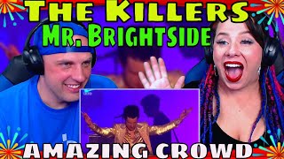 Reaction To The Killers quotMr Brightsidequot AMAZING CROWD  Glasgow 2018 TRNSMT Festival [upl. by Hatnamas]