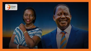 Raila’s running mate takes AzimioOne Kenya campaigns to Nyeri County [upl. by Annavaig603]