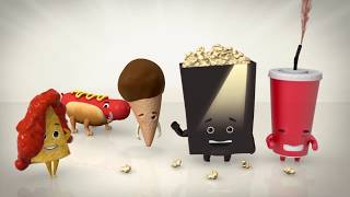 Village Cinemas Australia Nom Noms 3D character animation [upl. by Pharaoh]