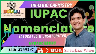 Saturated and Unsaturated Hydrocarbons Alkanes Alkenes amp Alkynes Organic Nomenclature Lecture  03 [upl. by Molli]