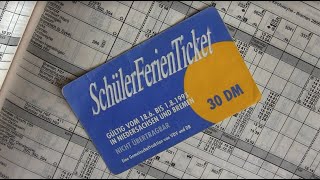 1993 Mit dem SchülerFerienTicket durch Niedersachsen [upl. by Einhapets]