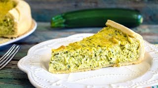 TORTA SALATA CON ZUCCHINE RICOTTA E PESTO  TORTA RUSTICA BUONA E FACILISSIMA DA FARE  PASTA BRISE [upl. by Noslrac]