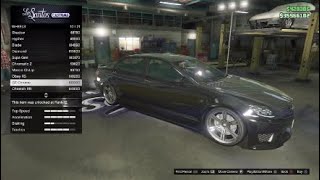 GTA Online Car Customization Benefactor Schafter LWB [upl. by Ijneb]