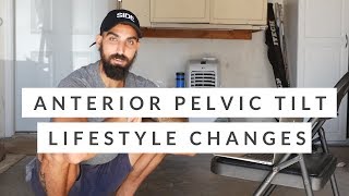 Anterior pelvic tilt lifestyle changes [upl. by Mosnar504]