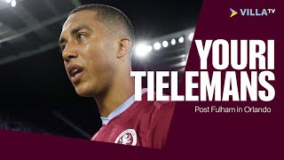 POST MATCH  Youri Tielemans on 20 Victory in Orlando [upl. by Tema]