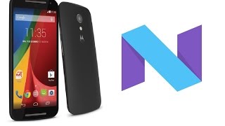 ✹Android Nougat 70  Moto G2 2014 XT10681069  Custom ROM  CyanogenMod140 [upl. by Takakura]