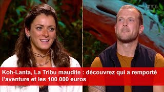 KohLanta La Tribu maudite  découvrez qui a remporté l’aventure et les 100 000 euros [upl. by Esinet]