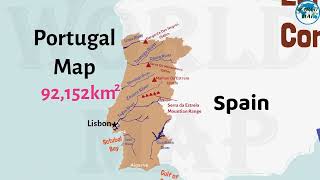 Portugal Physical Facts  Geography of Portugal  Portugal Physical Features  Portugal Map in World [upl. by Narrad]