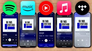 Spotify vs Amazon Music vs YouTube Music vs Apple Music vs Tidal en 2024 [upl. by Norrag]