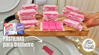 PASTILHAS SANITÁRIAS EM GEL COM SOMENTE 2 INGREDIENTES  MENOS DE 1000  Adriana Fernandino [upl. by Ilagam]