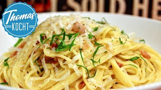 Spaghetti Carbonara lecker und schnell [upl. by Negah]