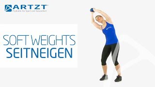 TheraBand Soft Weights  Seitneigen [upl. by Atteval]