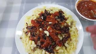 Koshari an Egyptian recipe  How to make [upl. by Irolam576]