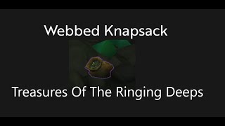 How To Loot The Webbed Knapsack Treasure [upl. by Odlabu]