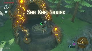 Zelda Breath of the Wild  Soh Kofi Shrine  Lanayru Tower Region [upl. by Luana]